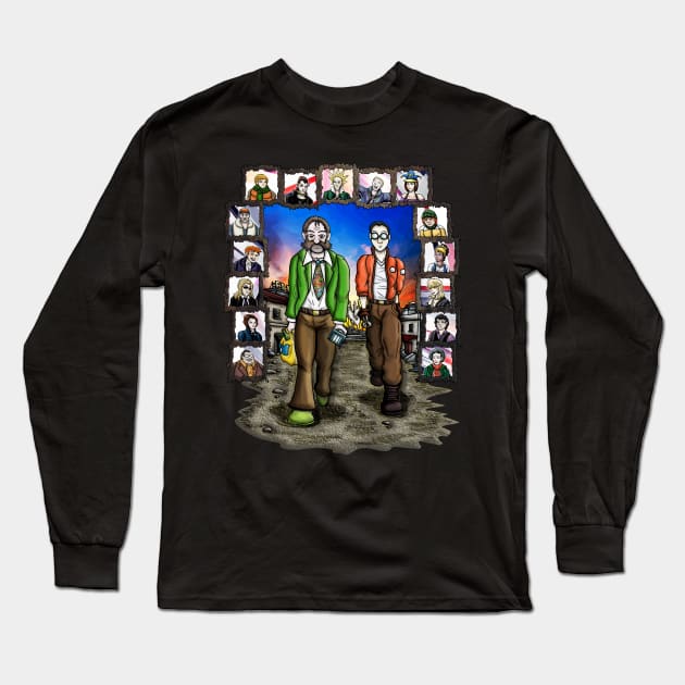 The Jamrock Shuffle Together Long Sleeve T-Shirt by WarioPunk